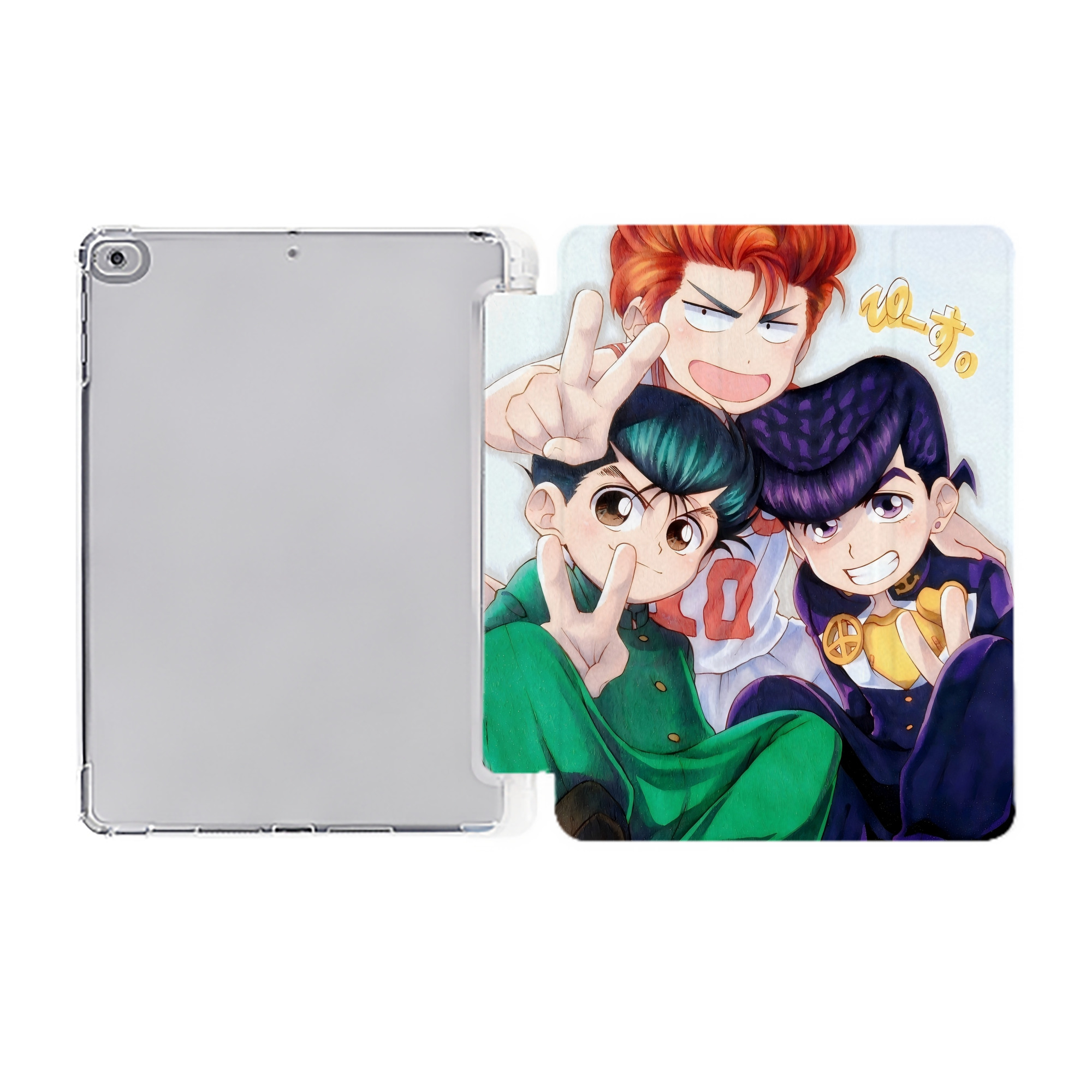 （画像用） SLAM DUNK／スラムダンク IPad ケース ペン収納付き 三つ折りスタンド PUレザー×シリコン 対応機種9.5/10.5/10.9インチ
